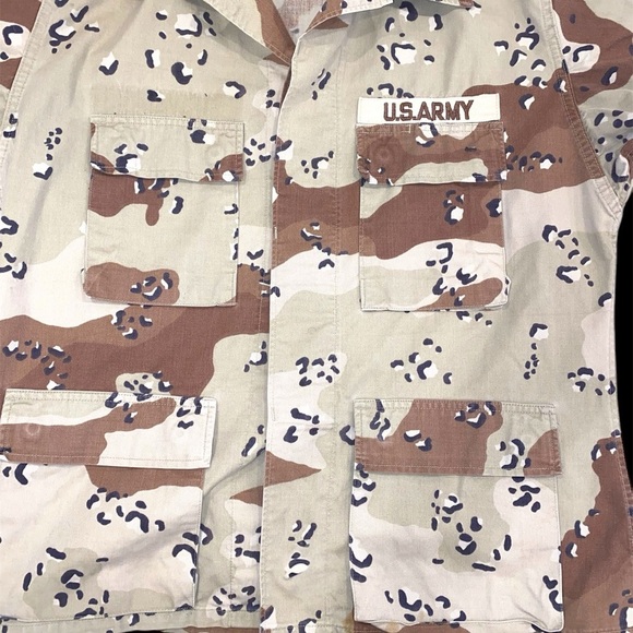 COPY - US Army Camouflage Jacket - Authentic Military Issued See Photo For Meas… - Picture 6 of 10